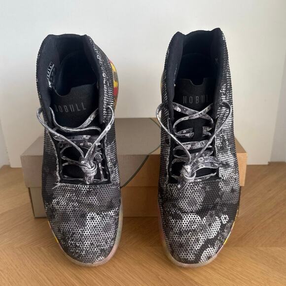 NOBULL Court Mid Top ‘Black Floral’ Men Sneakers - SZ Men 11.5 - Women 13 main image 9